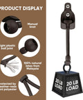 Weatherproof Sun Shade Bungee Kit With End Caps For Exterior Roller Shades And Outdoor Blinds Includes 4 Bungee Tie Downs