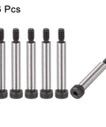 Alloy Steel Hex Socket Head Shoulder Bolts Six Pack One And A Half Inch Shoulder Length One Quarter Inch Shoulder Diameter Thread Size Ten To Twenty Four Beefy High Torque Stripper Bolts For Machinery