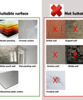 DIY Friendly Peel And Stick Kitchen Backsplash Tiles 12x12 Inch Marble Brown 3D Self Adhesive Wall Tiles suitable surfaces guide
