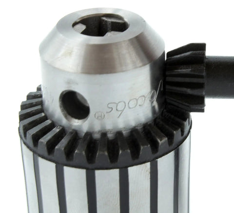 4 Way Chuck Key For Drill Chucks Master Tool Pro Grade Beefy Build Heavy Duty Heat Treated Steel With Black Oxide Finish.