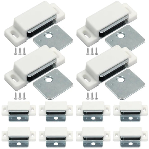 12 Pieces Cabinet Door Magnets Catch Magnetic Door Catch For Easy Closure Cupboard Closet Drawer Kitchen Bathroom Heavy Duty