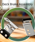46 Inch Deck Brake Assembly Replacement For T Bilt MTD Craftsman Yard Machines Yard Man Lawn Tractors And More Replaces 98304525 98304511 And A Breeze To Install