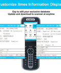Pro Grade 1D Wireless CCD Barcode Scanner All In One With 2.8 Inch Color LCD Screen For Warehouse Inventory Management