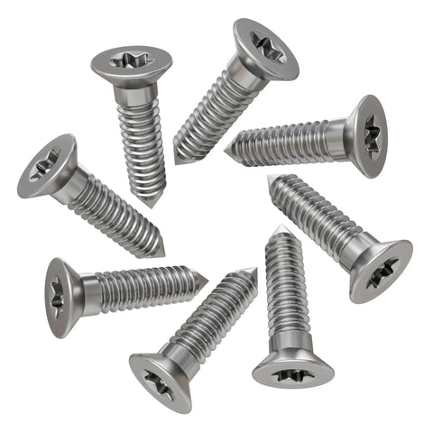 8Pcs Screw Rotor Brake Disc Retaining Screws M6x16 Set Stainless Steel Front And Rear Replacement For Audi Volkswagen Porsche 2009 2024