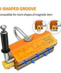 Magnetic Lifter 2200 Lb 1000 Kg Lifting Magnet With Release No Electricity Neodymium Magnets For Hoist Shop Crane Plate Steel
