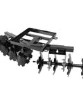 54 Inch Disc Plow Harrow For ATV UTV With 2 Inch Receiver Pull Behind Tiller Garden Tractor Accessory in black finish