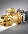 Heavy Duty Hose Repair Connector Kit With Brass Fittings And Stainless Clamps To Fix Leaks Fast On Standard 3/4 Inch Garden Hoses Easy Setup For DIY Plumbing Pros And Homeowners Who Need A Solid Fix Today, brass hose fitting with clamp