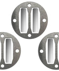 3 Set Reed Valve Kit For Air Compressors Includes 6 Stainless Steel Reed Valves And 3 Aluminum Valve Plate Gaskets For Harbor Freight Parts Replacement And Test