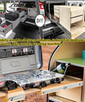 Beefy Heavy Duty 40 Inch Drawer Slides With 500 Pounds Capacity Locking Ball Bearing Rails Side Mount Full Extension