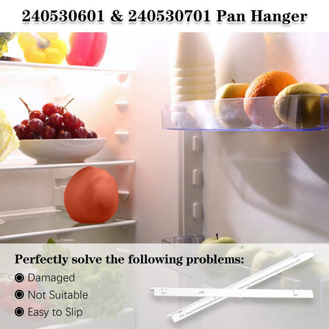 Left And Right Refrigerator Pan Hanger Replacement Budget Friendly Must Have For Frigidaire And Kenmore Refrigerators