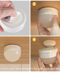 Portable Night Light With Dimmable RGB 8 Color LED, 1800mAh Rechargeable Battery, Safe ABS PC Shell With 3M Mount demonstration
