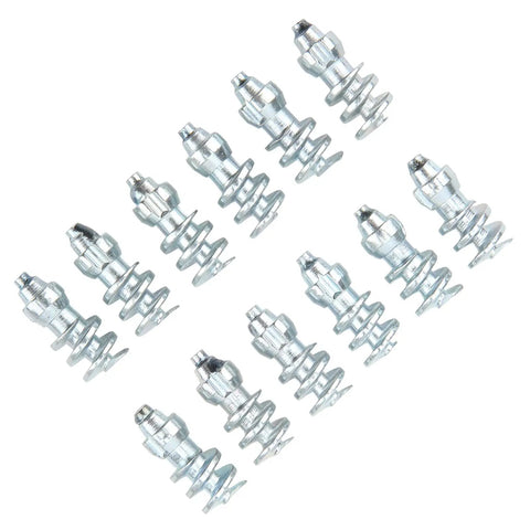 10 tungsten steel screw in tire studs for winter grip, durable and effective for ice traction and stability.