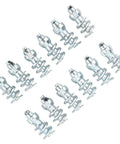 Built Tough 50 Pcs Tungsten Steel Screw Tire Studs, 21mm heavy-duty tire spikes for winter traction.