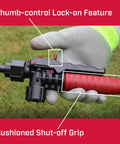 2 Gallon Heavy Duty Compression Sprayer Built For Pros In Lawn Care with cushioned shut-off grip and lock-on feature