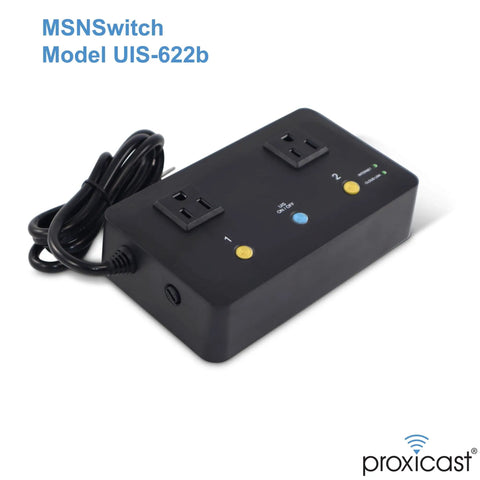 Smart Internet Enabled IP Remote Power Switch With Auto Reboot And Scheduling Two Independent AC Outlets