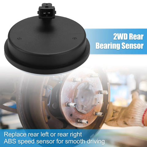 Close-up of 2 Pcs Rear Hub Bearing ABS Speed Sensor Kit For Hyundai Santa Fe 2007-2018, Veracruz 2007-2018, Kia Sorento 2011-2018, OE 52750-2B100 and 52751-2B100, 2WD Rear Left And Right Wheel Sensor Cap