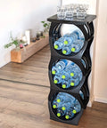 Stackable Water Bottle Storage Rack For 3 And 5 Gallon Jugs Built Tough Jug Holder For Kitchen Cabinet And Office Organizing