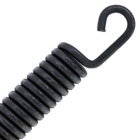 Close-up of Spring Extension 112-0432 OEM Replacement Part For LX465 And LX460 Tractors, showing coiled heavy-duty steel spring assembly.