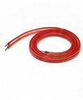 Premium 3.3ft Speaker Link Cable For Bookshelf And Studio Monitors With 300-Core Oxygen-Free Copper, coiled red cable