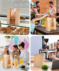 30 Pack Bread Bags With Window Including 30 Homemade Bread Storage Label Stickers Clear Window Bakery Bags in various settings