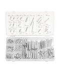 200 Piece Spring Assortment Kit With Zinc Plated Steel Compression And Extension Springs Assorted Sizes for DIY Projects