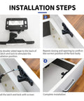 Heavy Duty Cabinet Door Latch Catch For Kitchen And Bathroom Secure Cabinets And Drawers With No Fuss Easy Install guide