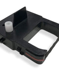 Top Tier Cr1000 Replacement Ribbon Cartridge For One Time Clock and Date Stamp Machine, black plastic, snap-in design, detailed close-up.