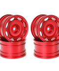 M03 M04 M05 M06 M07 MB01 XM01 RC On Road Wheel Rims Hubs Beefed Up Upgrade Kit 42mm Metal Rims Four Piece Set Red Finish