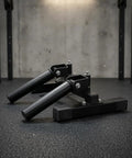 Fitness Training Bar With Cylindrical Handles And Rectangular Base For Strength Training And Weight Lifting Built As A Beefy Frame