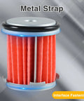 Auto Transmission Filter With O Ring And Transmission Oil Cooler O Rings Replacement 25450 P4V 013 metal strap view