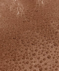 Close-up of waterproof surface on brown Beefy 30x40 Ft Tarp Cover 10 Mil Waterproof All Weather Protective Sheet for Equipment and Gear