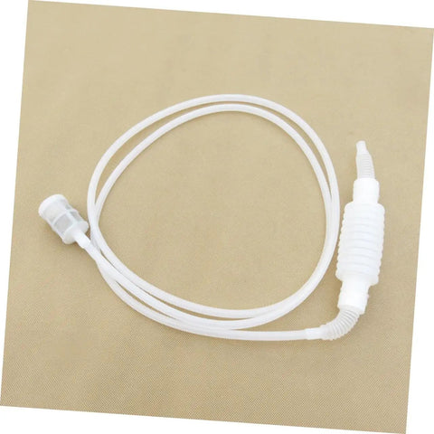 Blocking Filter Tube Siphon Front Screen For Oil Water And Liquid Transfer For Aquariums, Lawn Equipment, And Emergency Gas Extraction, Easy Siphon Pump With Anti Blockage Design For Safe, Mess Free Manual Transfer, white plastic siphon tube with front screen