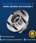 Front Wheel Hub And Bearing Assembly 5 Lug Non ABS 513190 Fits Chevy Equinox 2005 Saturn Vue 2002 2007 Pontiac Torrent 2006 Replacement Front Axle Hub Bearing shown