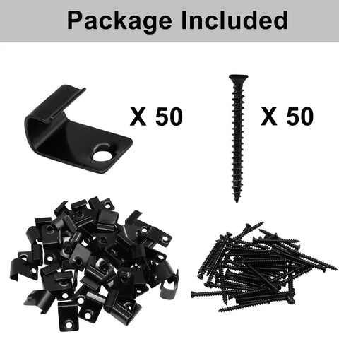 Top Shelf Stainless Steel Starter Clips For Pavers And Patio Projects Heavy Duty Rust Proof landscaping pins with 50 clips and screws.