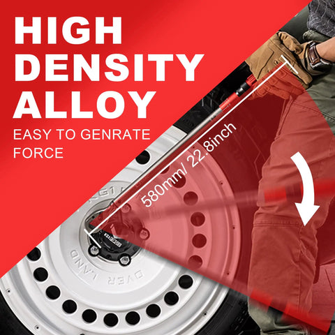 Half Inch Drive Click Torque Wrench 25 To 250 Foot Pounds Pro Grade With Calibration Certificate on tire demonstration