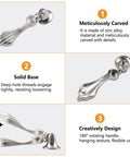 Six Pack Vintage Zinc Alloy Pendant Pulls Featuring Knockout Fluted Tear Drop Shape And Slick Silver Plate Finish for cabinet hardware upgrade