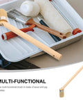 Wood Stain And Paint Brush With Wooden Handle 50Mm Round Head For Trim, Furniture And Wall Finishes in painting tray