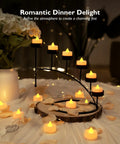 Flameless Tea Lights With 6 Hour Timer 24 Hour Auto Cycle Battery Operated LED Candles Pack Of 12 Flickering Votive Lights