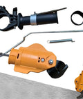 Heavy Duty Metal Shears Drill Attachment For Efficient Jam-Free Cutting S60 Steel Electric Tool Kit parts shown on surface