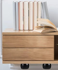 Solid Wood Furniture Legs Replacement 6 Piece Bun Style Couch Feet For Sofa And Coffee Table shown under a wooden shelf