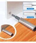 20 Pack Stainless Steel Magnetic Push Latches For Cabinets And Wardrobes No Fuss Easy Install Touch Latch Door Hardware detail