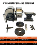 Heavy Duty Indexing Head For Milling Machine With Vertical Horizontal Rotary Table And Precision Tailstock Mount Built Like A Tank For 4 5 6 Inch Chucks Dead On Target Tilting For Serious Shop Projects with indexed dis