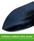 Heavy Duty Garden Trowel Hand Shovel For Gardening With High Carbon Steel Blade close-up