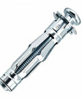 13 Pack Heavy Duty Molly Bolts M8-52 Zinc Plated Steel Drywall Wall Anchors close-up view of an anchor's rigid wing grip design.