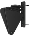 Barn Door Lock Hardware Black Steel Sliding Privacy Latch for Closet Doors Shed Pocket Doors and Wood Gates