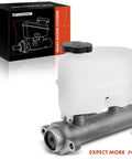 Front view of Brake Master Cylinder With Reservoir And Sensor For Chevy And GMC Vehicles Fits Avalanche Express 2500 3500