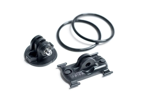 Mounting pieces from Flat Bar MTB Stem Mount For A Clean Cockpit One Accessory At A Time Mount A Computer Camera Or Light On Your Bike Stem