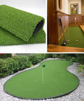 Ultra Thick Golf Turf Pro Putting Green Mat 7ft By 13ft For Indoor Outdoor Practice Custom Sizes Synthetic Faux Grass for backyard and indoor use