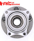 Front view of Front Wheel Bearing Hub Assembly Replacement For 2004 2009 Toyota Prius With Five Lug Design Front Left And Right Sides Set of Two High Quality OE Comparable Parts For Smooth Quiet Driving And Long Lasting Performance.
