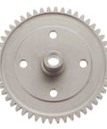 Beefy 50T Spur Gear Steel Direct Replacement For RC Cars And Trucks Tough 50 Tooth Gear With Precision Teeth Front View
